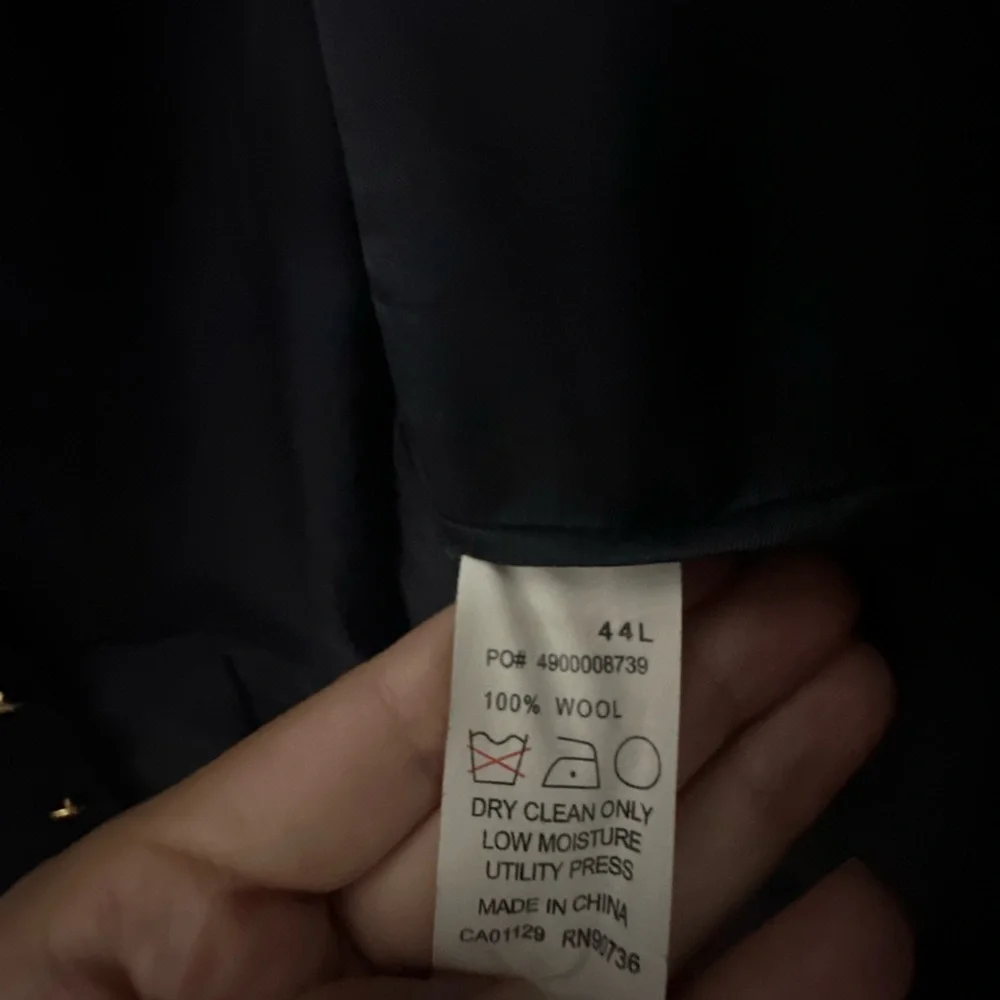 Ralph Lauren Navy Blazer with Gold Buttons